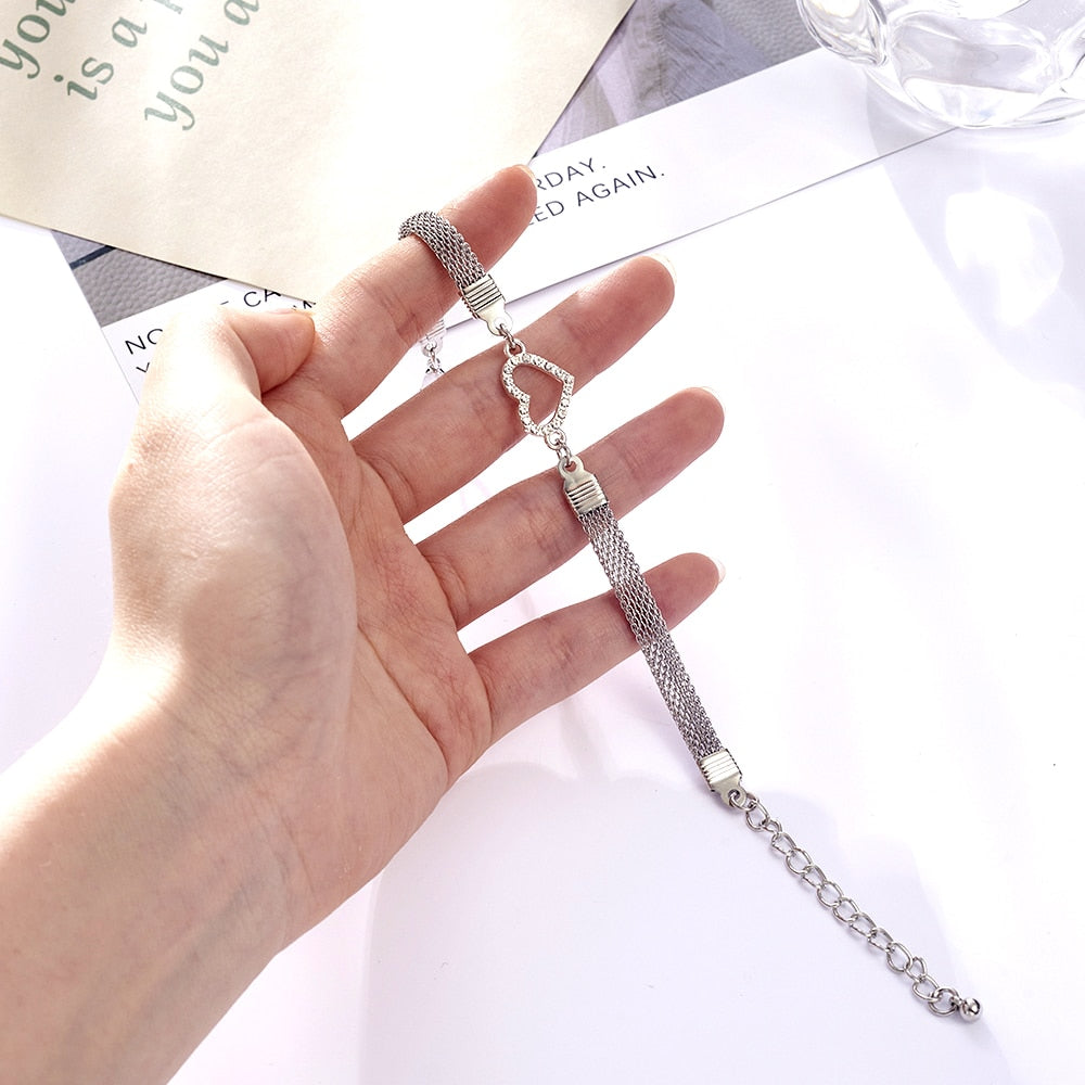 Rhinestone Infinity Bracelet | Jewelry infinity Pendant/Charm | Couple Bracelets